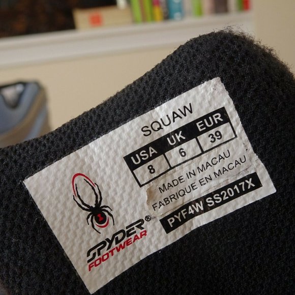 Spyder Squaw Winter Snow Boots Ladies/teen Hiking Size US 8 Black/gray/blue - Picture 12 of 12